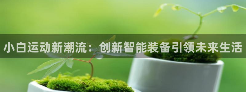 fb体育开户:小白运动新潮流:创新智能装备引领未来生活